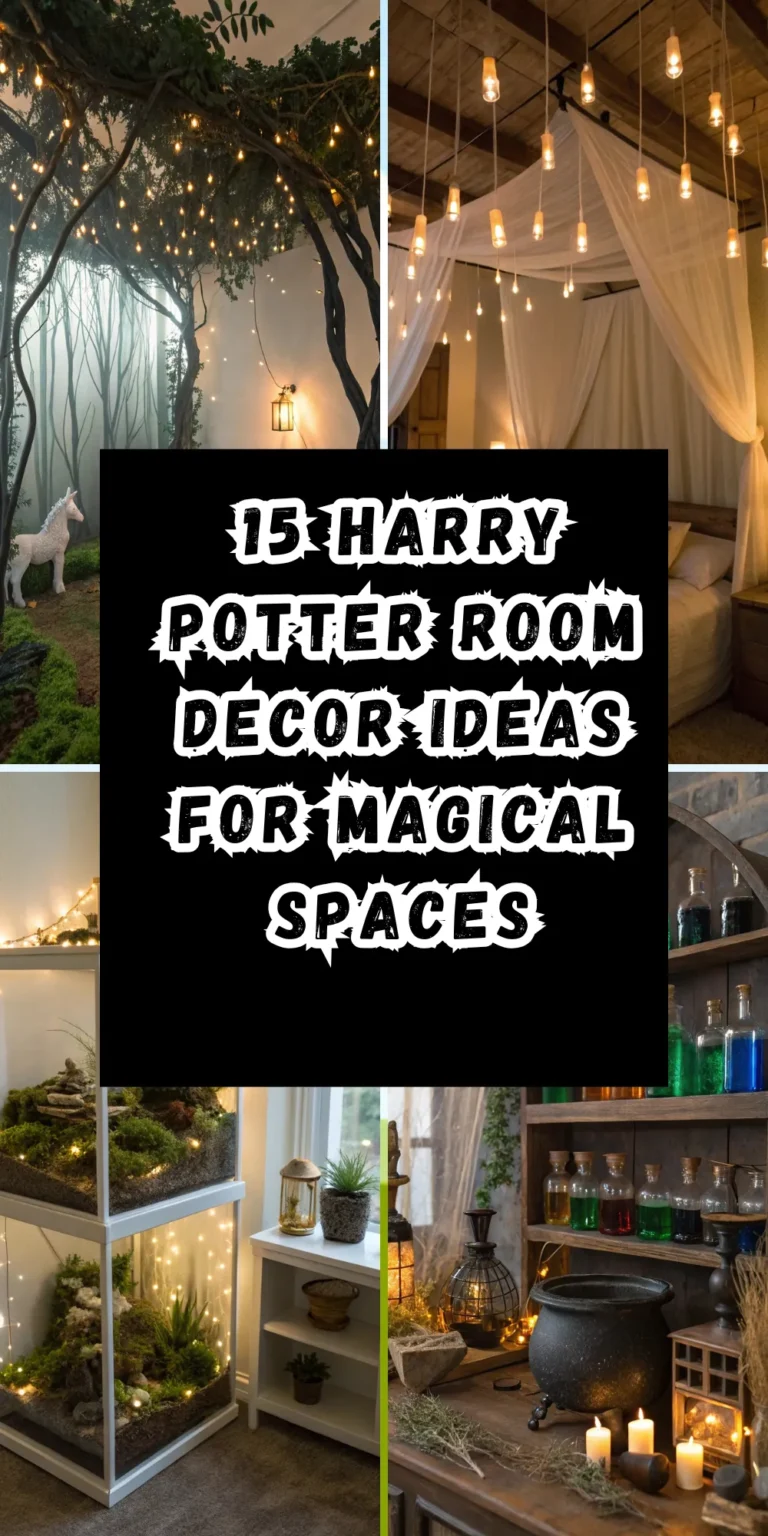 15 Harry Potter Room Decor Ideas for Magical Spaces