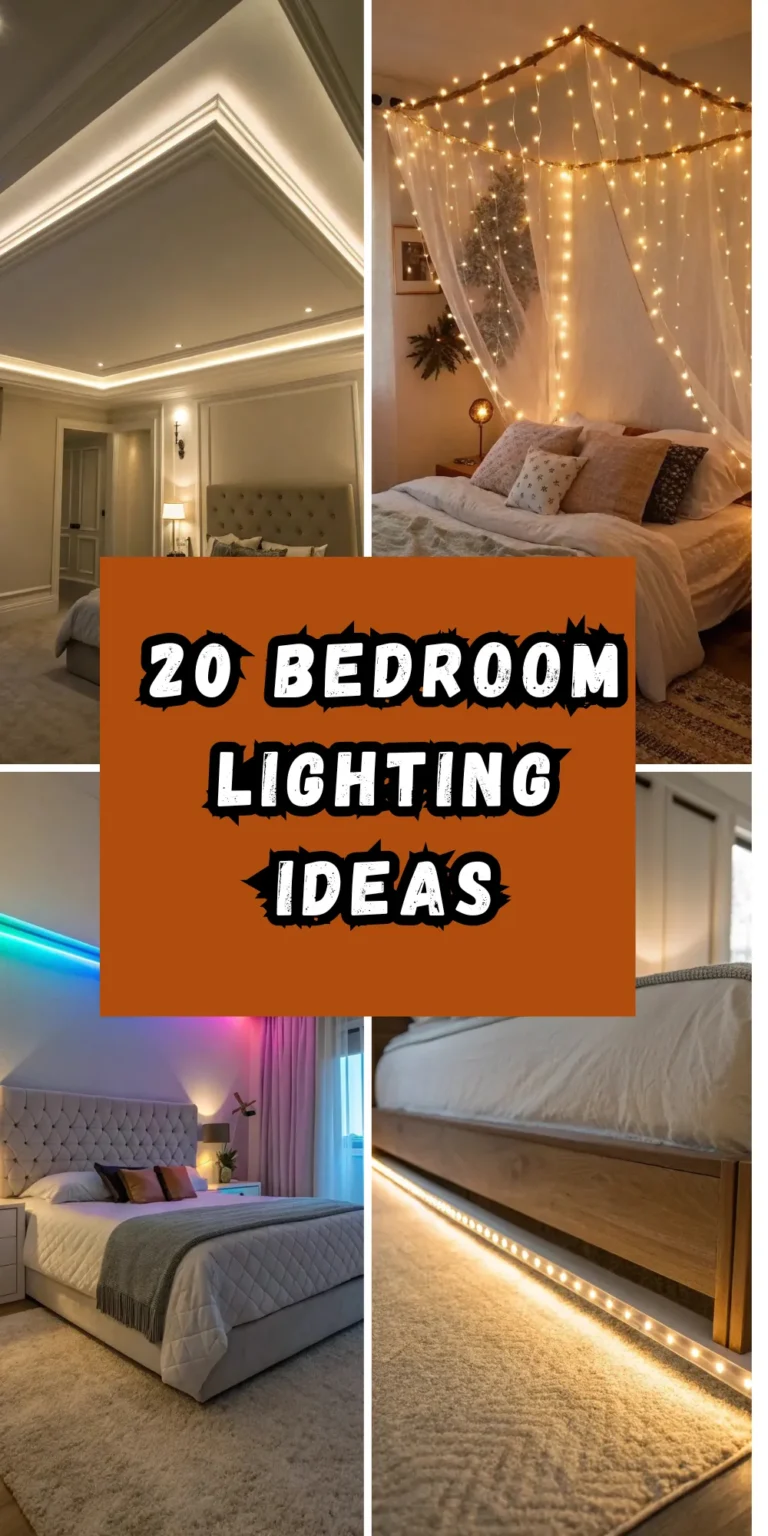 20 Bedroom Lighting Ideas to Transform Your Room